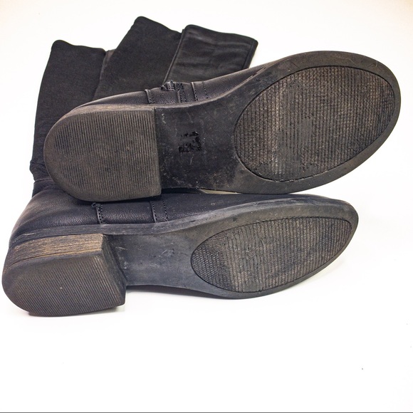 Rampage Illusion Faux Leather Knee High Boot Black - Picture 4 of 6